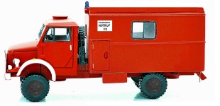NPE Modellbau NA99143 - H0 Borgward B 2000 MKW Feuerwehr Hamburg